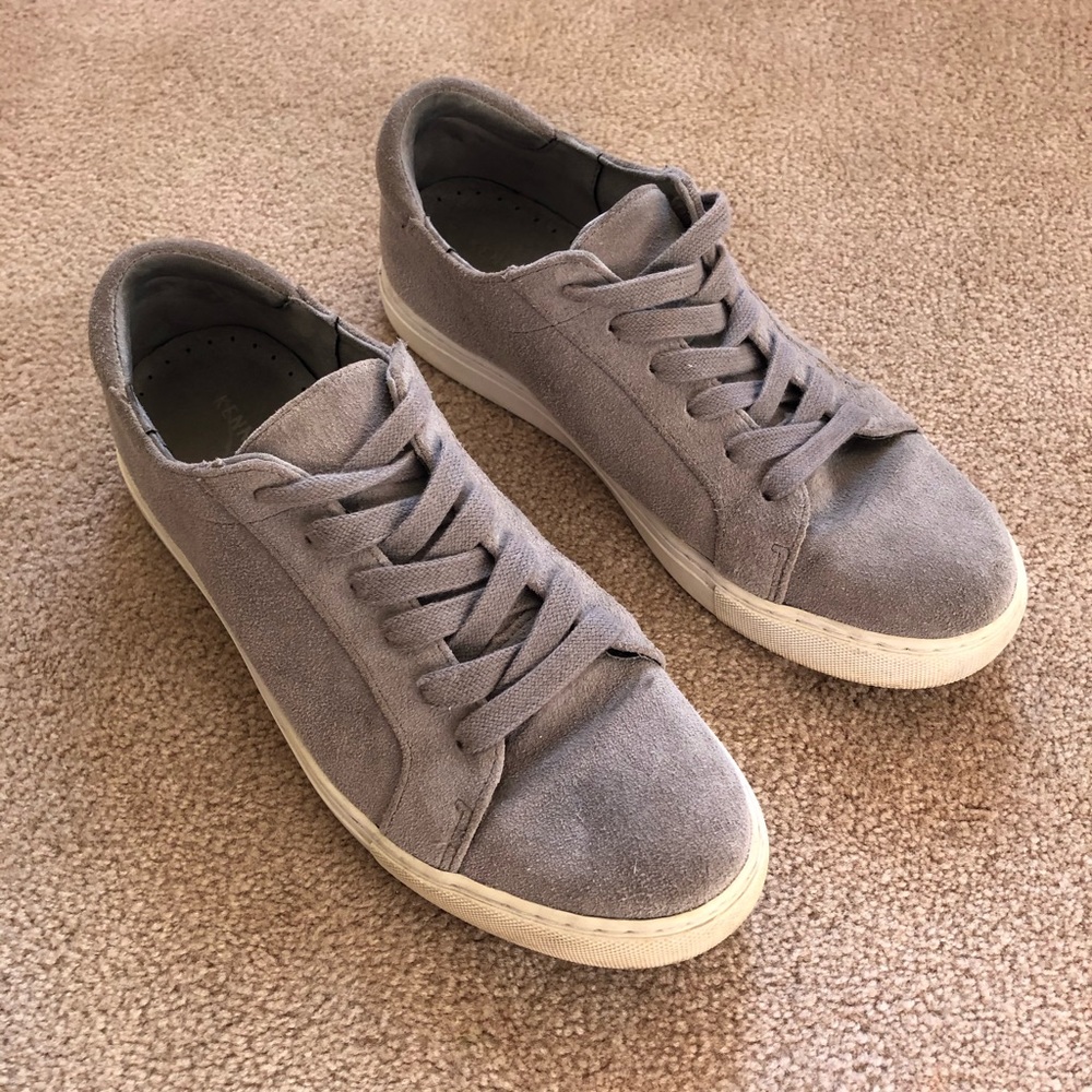 Kenneth Cole Gray Suede Sneakers Women Size 7